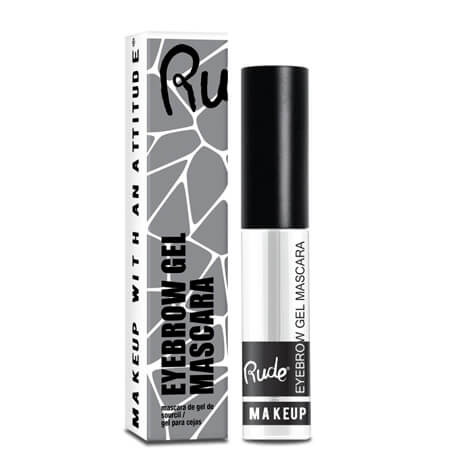 Rude Cosmetics Eyebrow Gel Mascara-Clear มาสคาร่าคิ้วแบบใส ช่วยปัดขนคิ้วให้ฟูเด้ง เช็ตตัวอยู่ทรงทั้งวัน